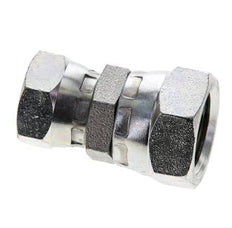 Reducing Straight Connector G3/8'' x G1/2'' Female High Pressure Steel 60° Cone 300bar (4215.0psi) Hydraulic