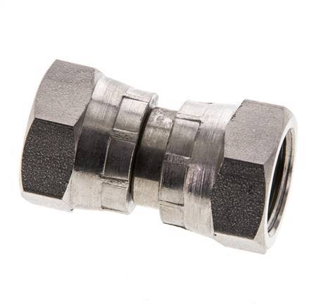 Reduzierstück gerade G3/8'' Innengewinde Hochdruck Edelstahl 60° Konus 425bar (5971.25psi) Hydraulisch