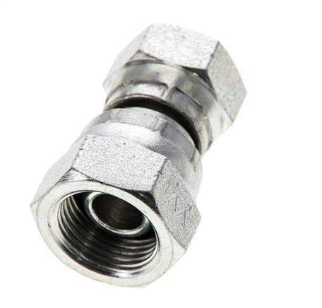 Reduzierstück gerade G1/4'' x G3/8'' Innengewinde Hochdruck Stahl 60° Konus 425bar (5971.25psi) Hydraulisch
