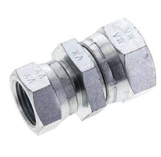Reduzierstück gerade G1/2'' x G3/4'' Innengewinde Hochdruck Stahl 60° Konus 175bar (2458.75psi) Hydraulisch
