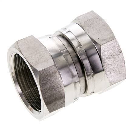 Reduzierstück gerade G1 1/4'' Innengewinde Hochdruck Edelstahl 60° Konus 150bar (2107.5psi) Hydraulisch