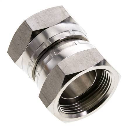 Reduzierstück gerade G1 1/4'' Innengewinde Hochdruck Edelstahl 60° Konus 150bar (2107.5psi) Hydraulisch