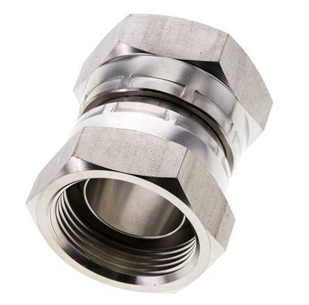 Reduzierstück gerade G1 1/4'' Innengewinde Hochdruck Edelstahl 60° Konus 150bar (2107.5psi) Hydraulisch