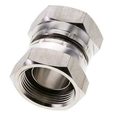 Reduzierstück gerade G1 1/4'' Innengewinde Hochdruck Edelstahl 60° Konus 150bar (2107.5psi) Hydraulisch