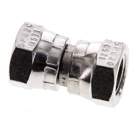 Reduzierstück gerade G1/4'' Innengewinde Hochdruck Edelstahl 60° Konus 575bar (8078.75psi) Hydraulisch