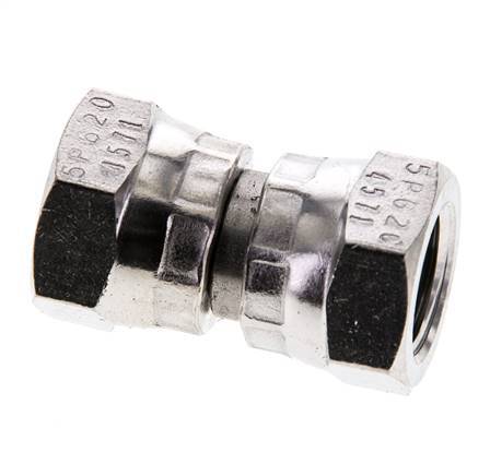 Reduzierstück gerade G1/4'' Innengewinde Hochdruck Edelstahl 60° Konus 575bar (8078.75psi) Hydraulisch