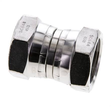 Reduzierstück G1'' Innengewinde Hochdruck-Edelstahl 60° Konus 150bar (2107.5psi) Hydraulisch