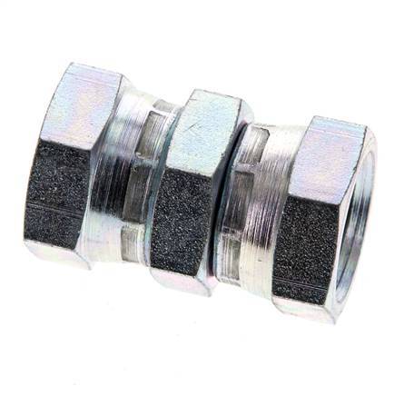 Reduzierstück gerade G1/2'' Innengewinde Hochdruck Stahl 60° Konus 300bar (4215.0psi) Hydraulisch