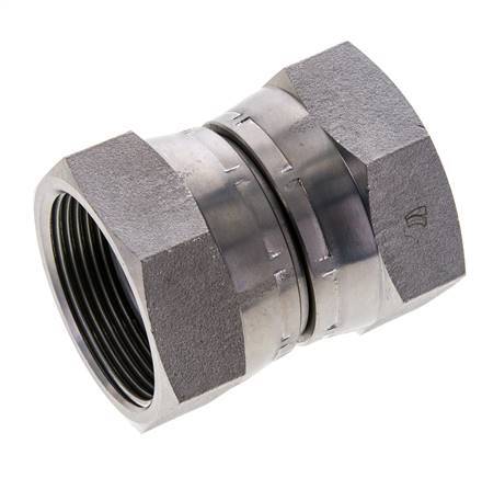 Reduzierstück G1 1/2'' Innengewinde Hochdruck Stahl 60° Konus 125bar (1756.25psi) Hydraulisch