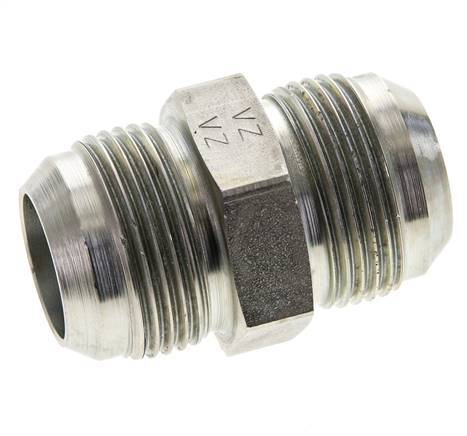 JIC-Doppelnippel UN 1-5/16''-12 Stahl 170bar (2388,5psi)
