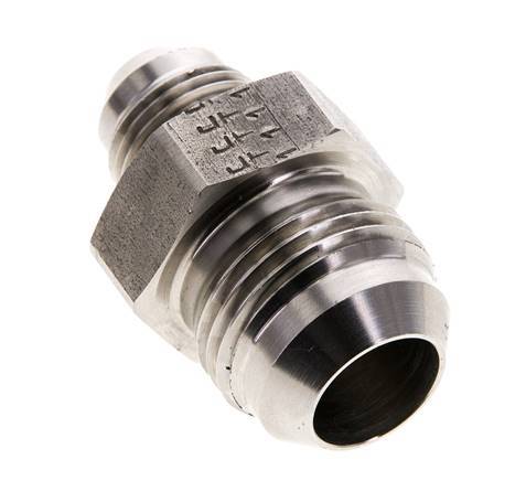 JIC Reduzier-Doppelnippel UNF 3/4''-16 x UN 1-1/16''-12 Edelstahl 210bar (2950.5psi)
