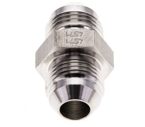 JIC Doppel-Nippel UNF 3/4''-16 Edelstahl 275bar (3863.75psi)