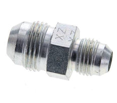 JIC Reducing Double Nipple UNF 9/16''-18 x UNF 3/4''-16 Steel 275bar (3863.75psi) [2 Pieces]