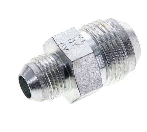 JIC Reduzier-Doppelnippel UNF 3/4''-16 x UN 1-1/16''-12 Stahl 210bar (2950.5psi)
