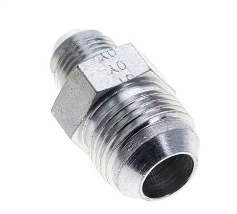 JIC Reduzier-Doppelnippel UNF 3/4''-16 x UN 1-1/16''-12 Stahl 210bar (2950.5psi)
