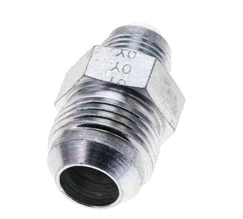 JIC Reduzier-Doppelnippel UNF 3/4''-16 x UN 1-1/16''-12 Stahl 210bar (2950.5psi)