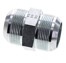 JIC-Doppelnippel UN 1-7/8''-12 Stahl 100bar (1405.0psi)