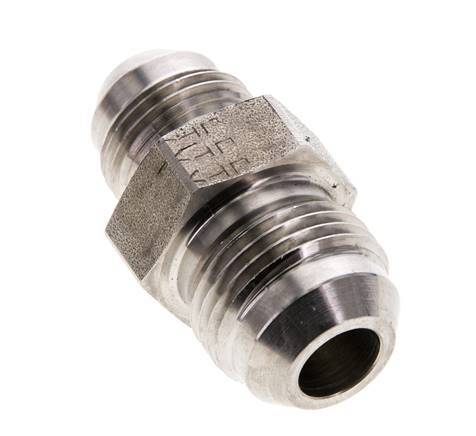 JIC Reducing Double Nipple UNF 3/4''-16 x UNF 7/8''-14 Stainless Steel 210bar (2950.5psi)