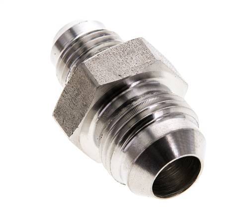 JIC Reduzier-Doppelnippel UNF 9/16''-18 x UNF 3/4''-16 Edelstahl 275bar (3863.75psi)