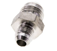JIC Reduzier-Doppelnippel UNF 9/16''-18 x UNF 3/4''-16 Edelstahl 275bar (3863.75psi)