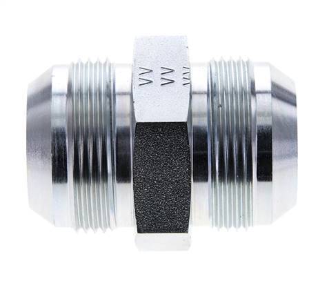 JIC Doppel-Nippel UN 1-5/8''-12 Stahl 140bar (1967.0psi)