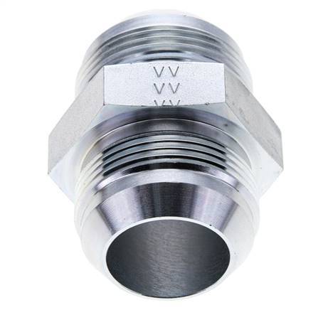 JIC Double Nipple UN 1-5/8''-12 Steel 140bar (1967.0psi)