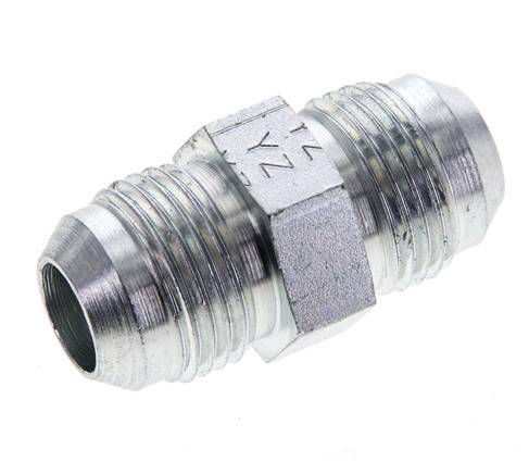 JIC Double Nipple UNF 7/8''-14 Steel 210bar (2950.5psi) [2 Pieces]