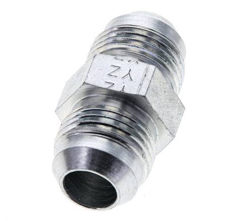 JIC Double Nipple UNF 7/8''-14 Steel 210bar (2950.5psi) [2 Pieces]