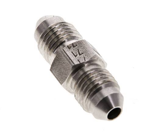 JIC Double Nipple UNF 7/16''-20 Stainless Steel 310bar (4355.5psi)