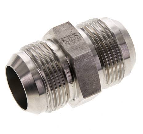 JIC Double Nipple UN 1-5/16''-12 Stainless Steel 170bar (2388.5psi)