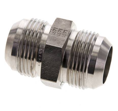 JIC Doppelnippel UN 1-5/16''-12 Edelstahl 170bar (2388.5psi)