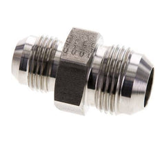 JIC Reduzier-Doppelnippel UNF 7/8''-14 x UN 1-1/16''-12 Edelstahl 210bar (2950.5psi)