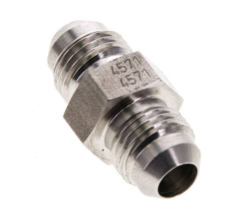 JIC Doppelnippel UNF 9/16''-18 Edelstahl 275bar (3863.75psi)
