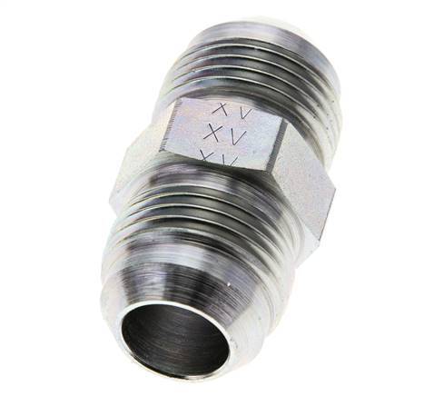 JIC Doppelnippel UN 1-1/16''-12 Stahl 210bar (2950.5psi)