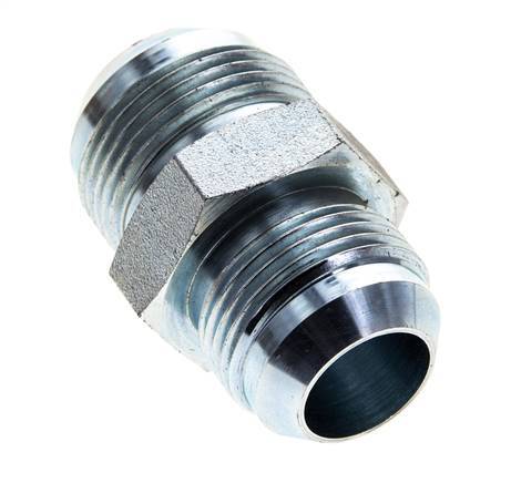 JIC Reduzier-Doppelnippel UN 1-3/16''-12 x UN 1-5/16''-12 Stahl 170bar (2388.5psi)