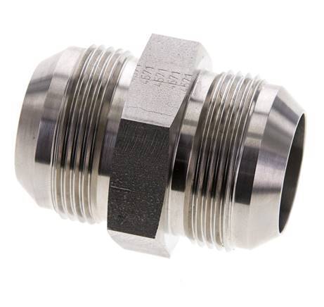 JIC Double Nipple UN 1-5/8''-12 Stainless Steel 140bar (1967.0psi)