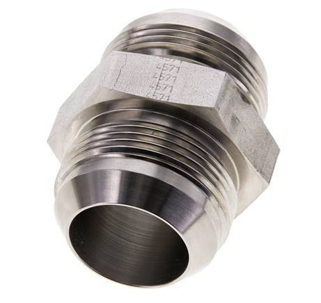 JIC Doppelnippel UN 1-5/8''-12 Edelstahl 140bar (1967.0psi)