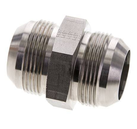 JIC Doppelnippel UN 1-5/8''-12 Edelstahl 140bar (1967.0psi)