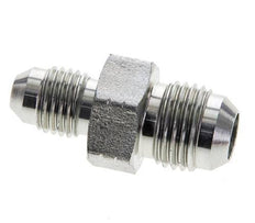 JIC Reducing Double Nipple UNF 7/16''-20 x UNF 9/16''-18 Steel 275bar (3863.75psi) [2 Pieces]