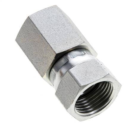 JIC-Verschraubung G1/2'' x UNF 7/8''-14 Innengewinde Stahl 210bar (2950,5psi)