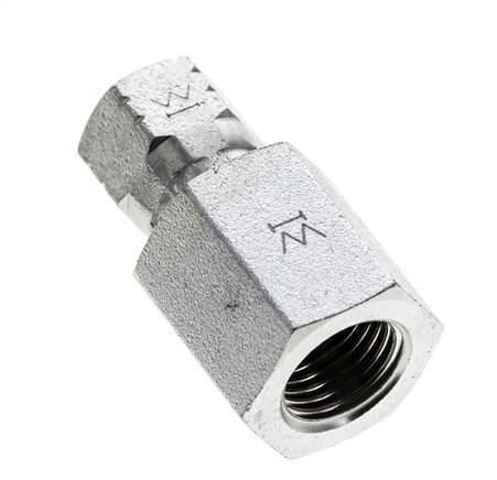 JIC-Verschraubung G1/4'' x UNF 7/16''-20 Innengewinde Stahl 310bar (4355.5psi)