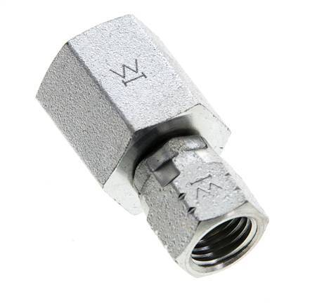 JIC-Verschraubung G1/4'' x UNF 7/16''-20 Innengewinde Stahl 310bar (4355.5psi)