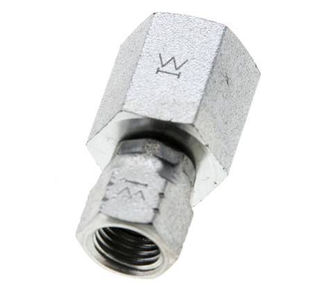 JIC-Verschraubung G1/4'' x UNF 7/16''-20 Innengewinde Stahl 310bar (4355.5psi)