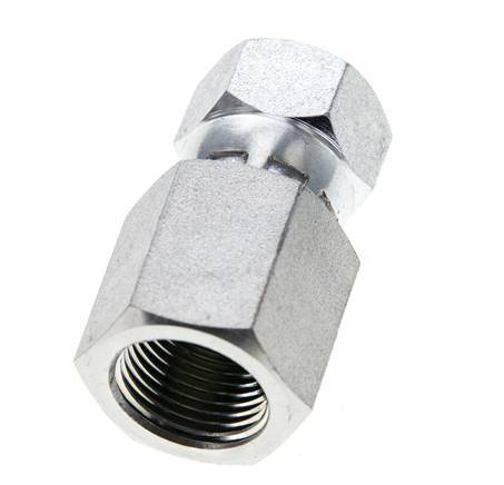 JIC-Verschraubung G3/8'' x UNF 9/16''-18 Innengewinde Stahl 275bar (3863.75psi)