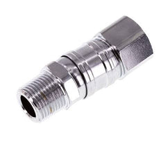 Drehdurchführung R3/8'' Außengewinde x G3/8'' Innengewinde Stahl vernickelt 15bar (210,75psi) für Werkzeuge