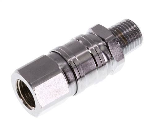 Rotary Joint R1/4'' Male x G1/4'' Female Nickel-plated Steel 15bar (210.75psi) for Tools