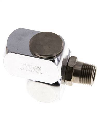 Rotary Joint R1/2'' Female x Male Z-shape Nickel-plated Brass 15bar (210.75psi)