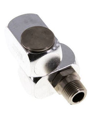 Drehdurchführung R1/2'' Innengewinde x Außengewinde Z-Form Messing vernickelt 15bar (210,75psi)