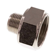 Reduzierstück R3/8'' Außengewinde x Rp3/4'' Innengewinde Messing vernickelt 16bar (224.8psi)