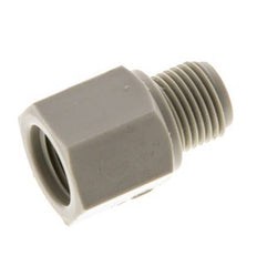 Threaded Extension G1/8'' Male x Female Polypropylene (pp) 10bar (140.5psi) FDA 14mm Hex [2 Pieces]